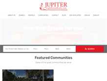 Tablet Screenshot of jupiterflrealestate.com